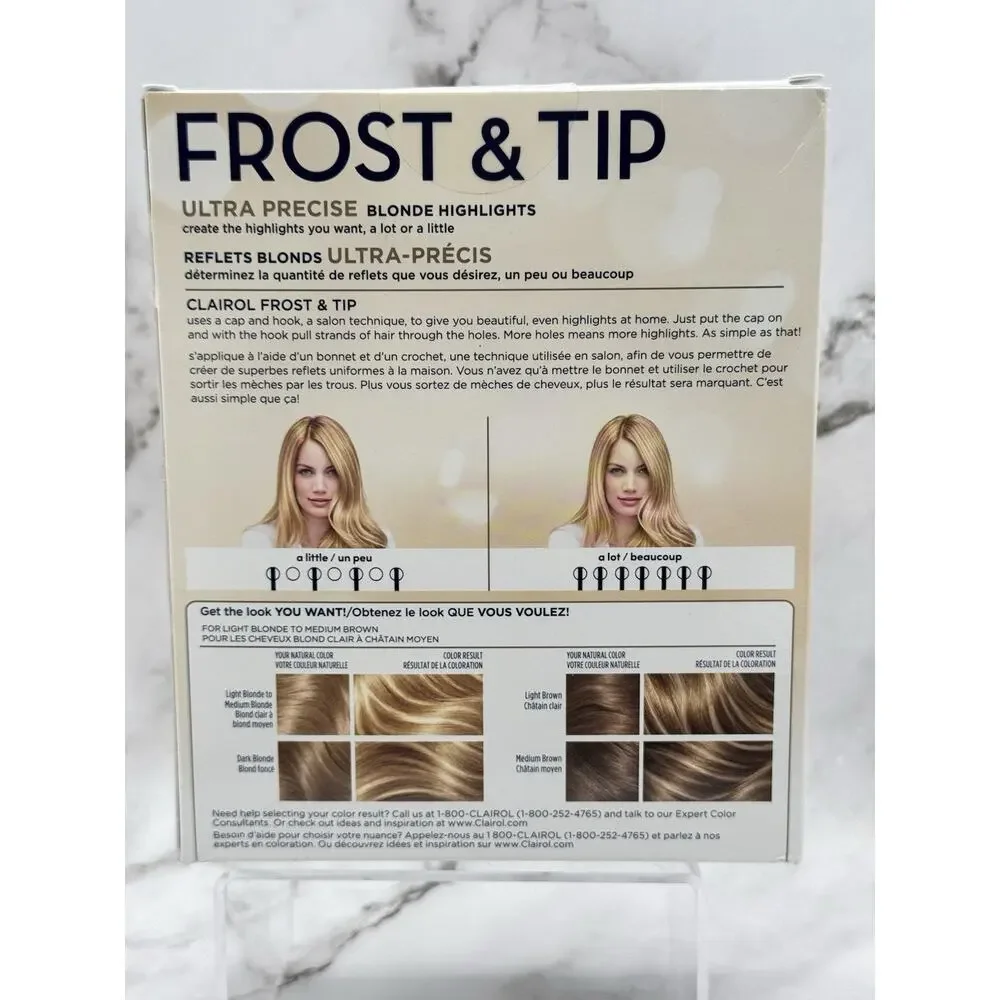 New Clairol Nice'n Easy Frost&Tip Original Hair Dye Light Blonde to Medium Brown